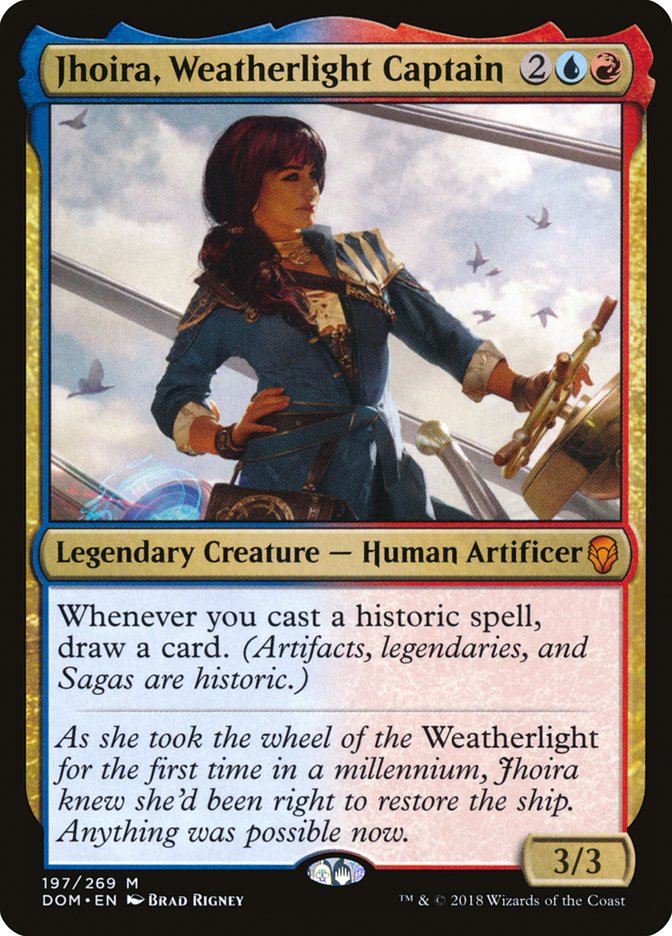 Jhoira, Weatherlight Captain [Dominaria] [Foil]