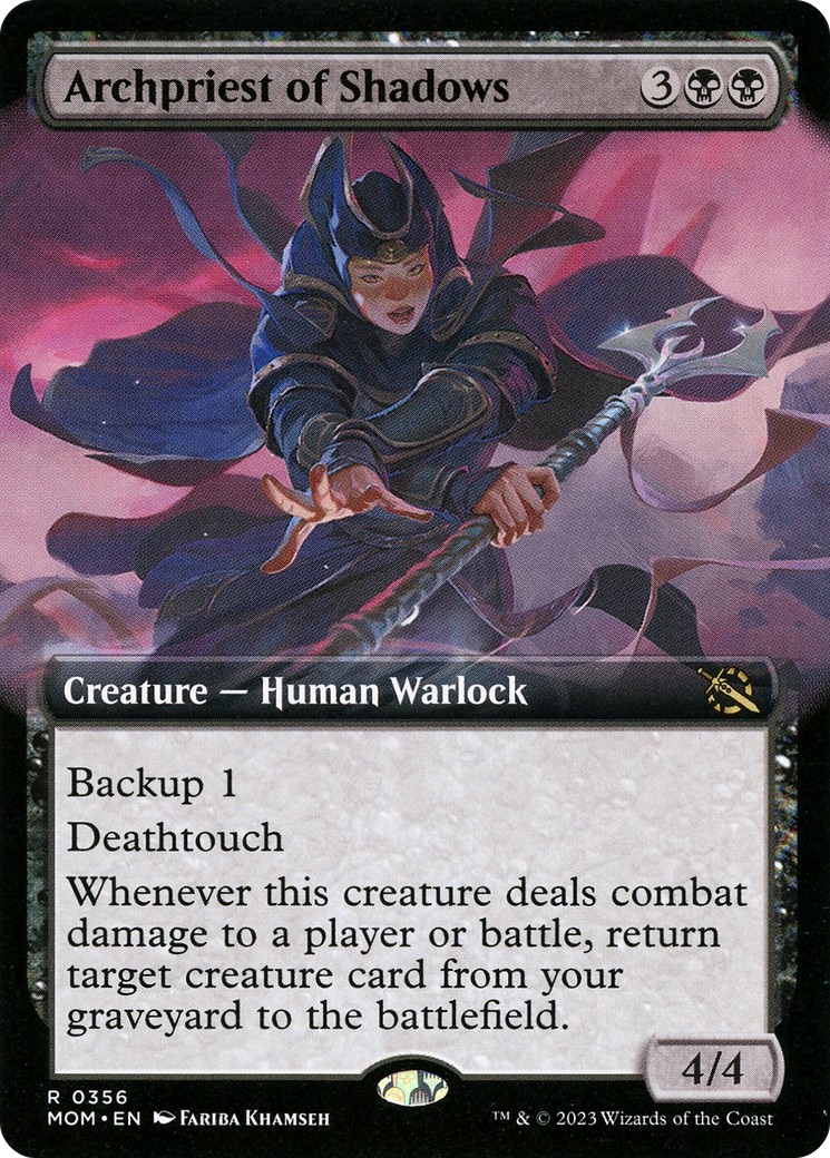 Archpriest of Shadows (Extended Art) [March of the Machine] [Foil]