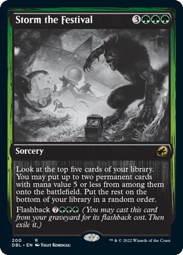 Storm the Festival [Innistrad: Double Feature] [Foil]