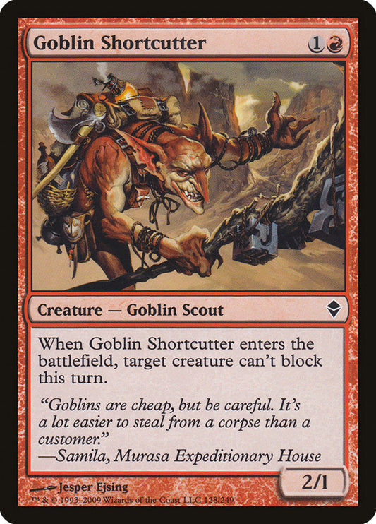 Goblin Shortcutter [Zendikar] [Foil]
