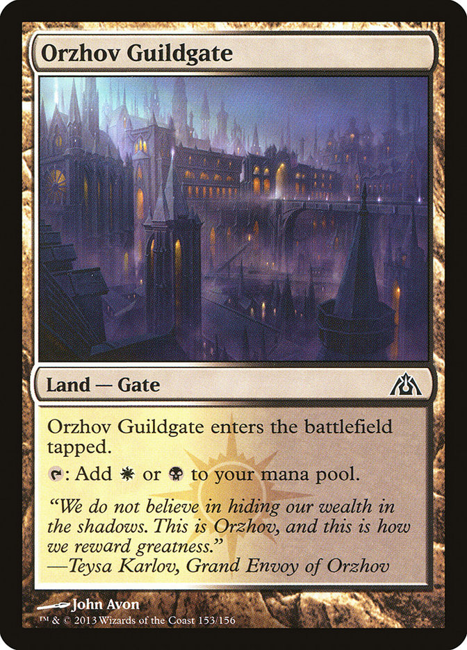 Orzhov Guildgate [Dragon's Maze] [Foil]