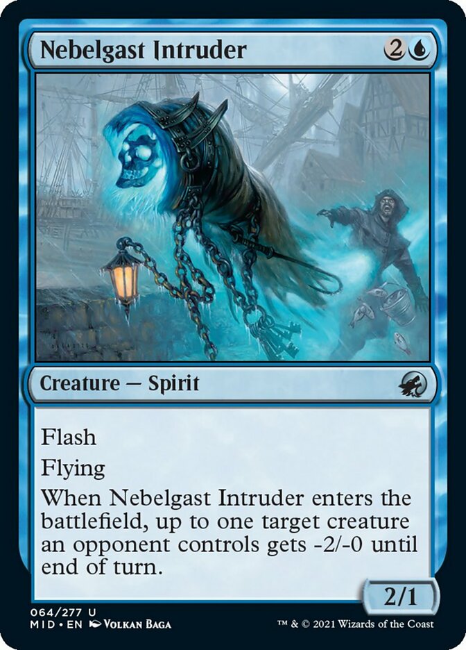 Nebelgast Intruder [Innistrad: Midnight Hunt] [Foil]