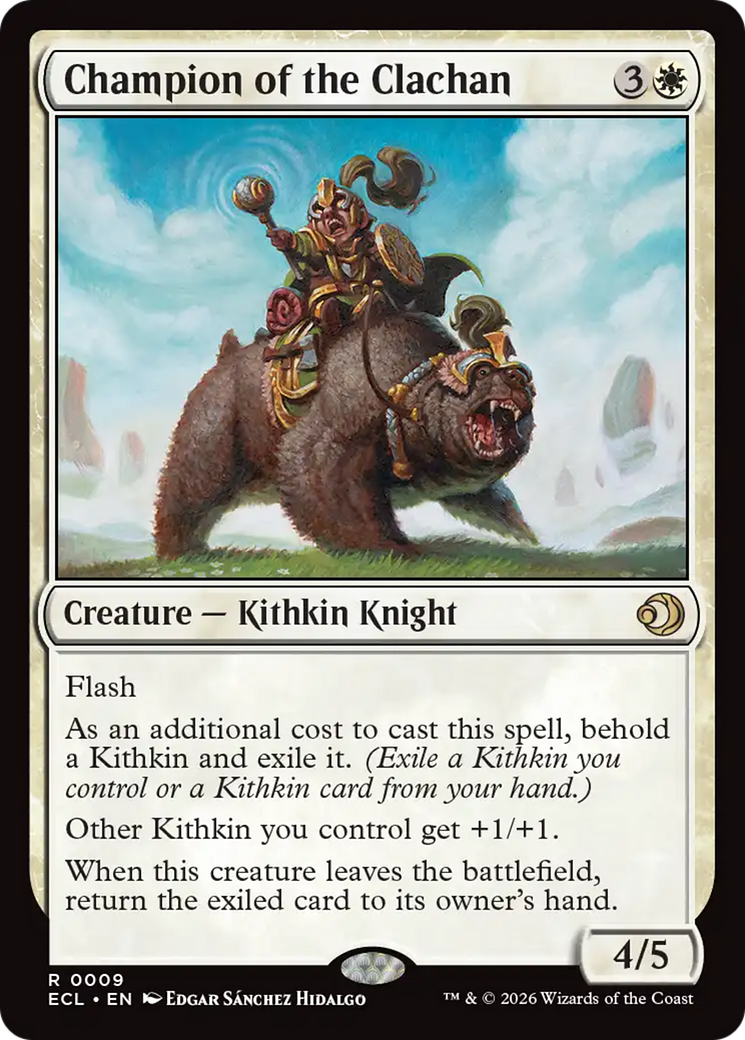 Champion of the Clachan [Lorwyn Eclipsed] [Foil]