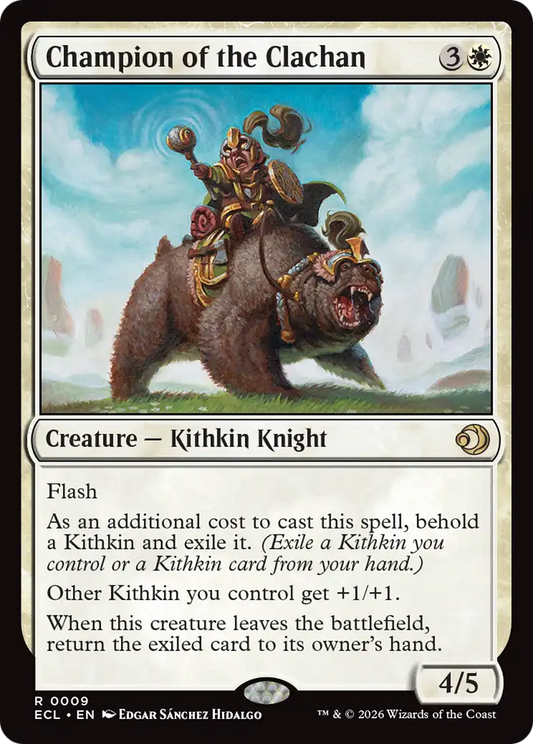 Champion of the Clachan [Lorwyn Eclipsed] [Foil]