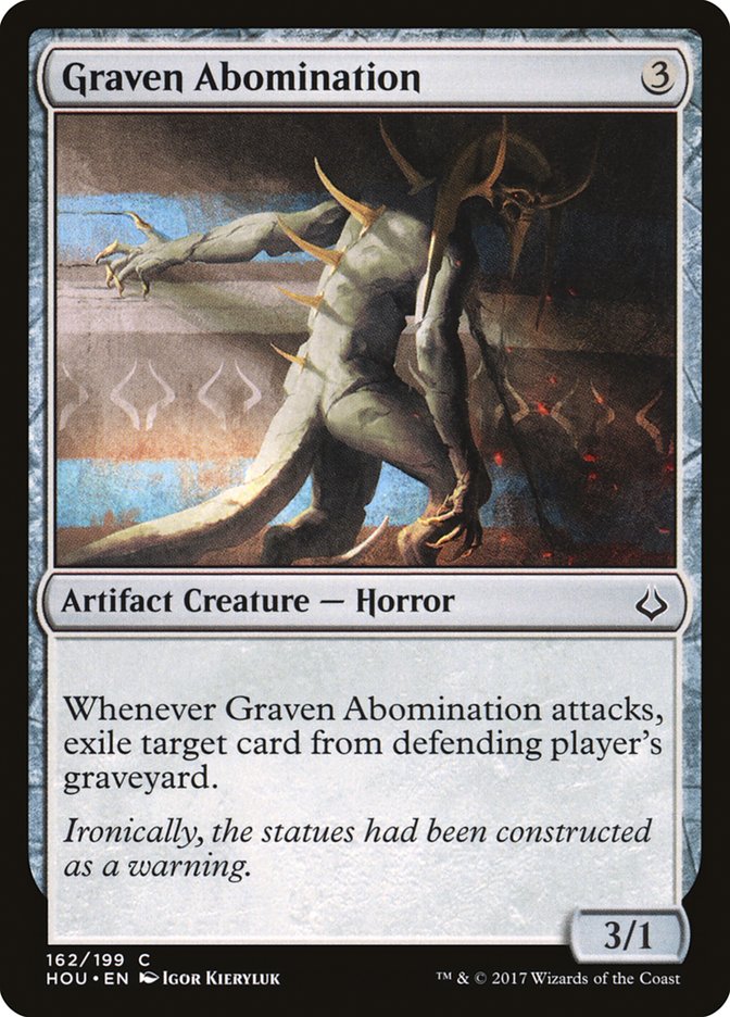 Graven Abomination [Hour of Devastation] [Foil]