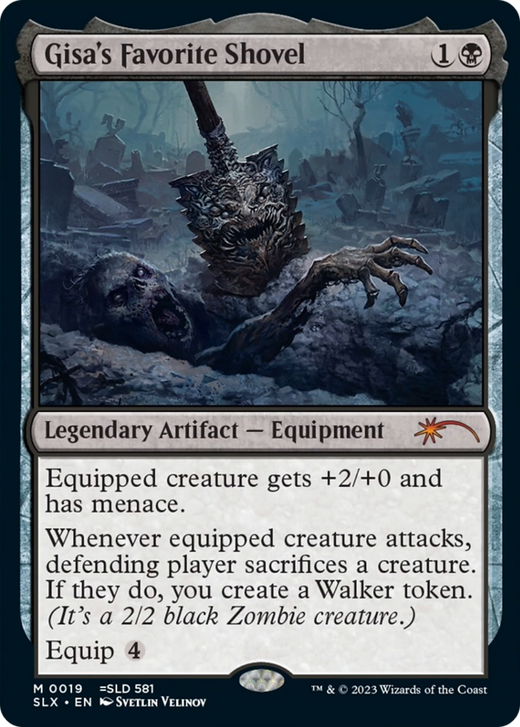 Gisa's Favorite Shovel [Secret Lair: Universes Within] [Foil]