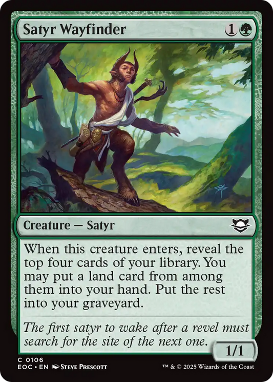 Satyr Wayfinder [Edge of Eternities Commander]