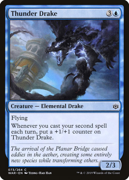 Thunder Drake [War of the Spark] [Foil]