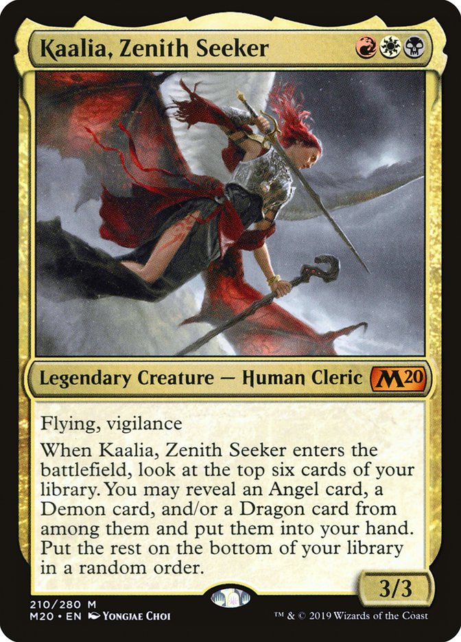 Kaalia, Zenith Seeker [Core Set 2020] [Foil]