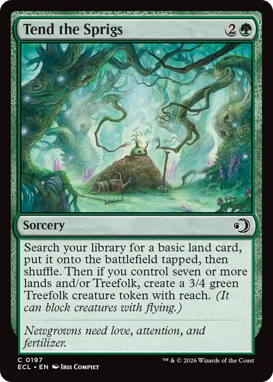 Tend the Sprigs [Lorwyn Eclipsed] [Foil]