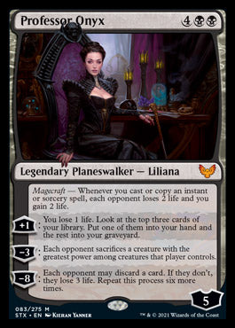 Professor Onyx [Strixhaven: School of Mages] [Foil]