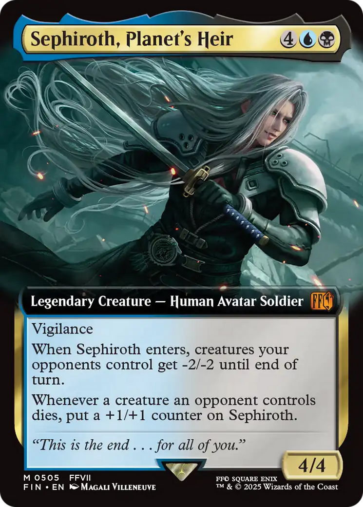Sephiroth, Planet's Heir (Extended Art) [FINAL FANTASY] [Foil]