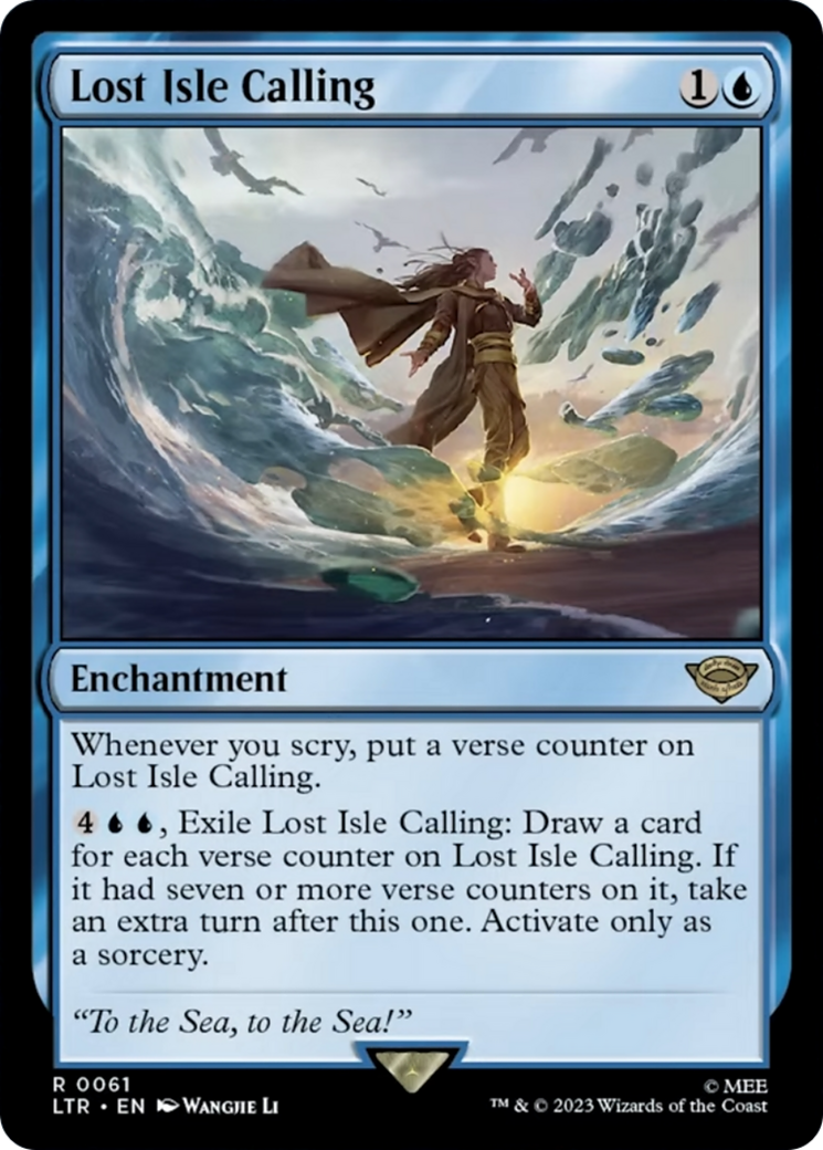 Lost Isle Calling [The Lord of the Rings: Tales of Middle-Earth] [Foil]