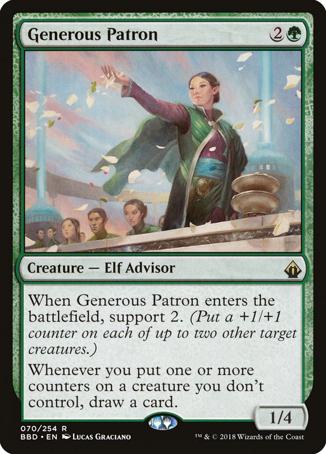 Generous Patron [Battlebond] [Foil]