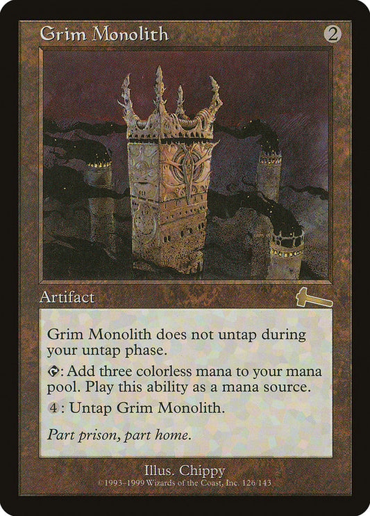 Grim Monolith [Urza's Legacy] [Foil]