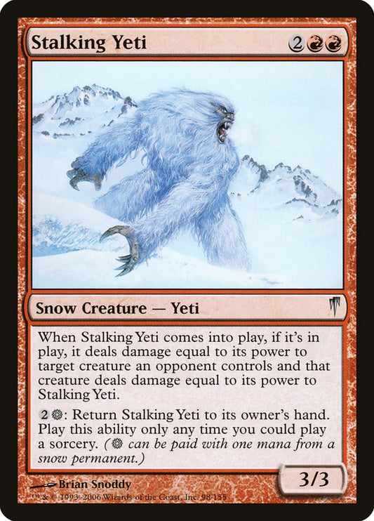 Stalking Yeti [Coldsnap] [Foil]