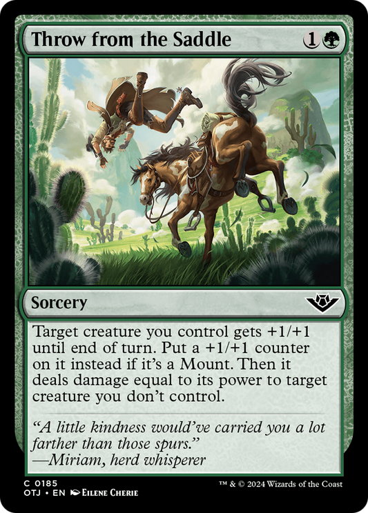 Throw from the Saddle [Outlaws of Thunder Junction] [Foil]