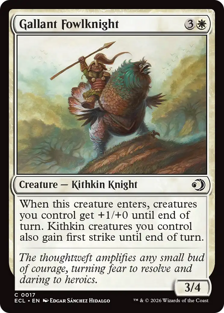 Gallant Fowlknight [Lorwyn Eclipsed] [Foil]
