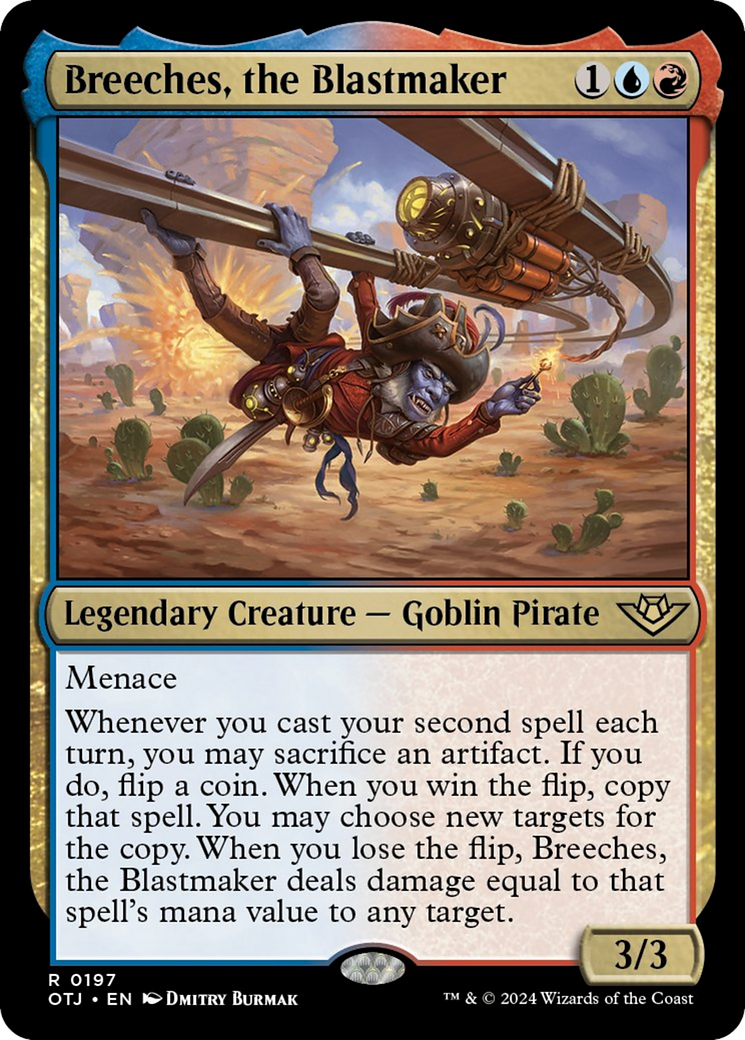 Breeches, the Blastmaker [Outlaws of Thunder Junction] [Foil]