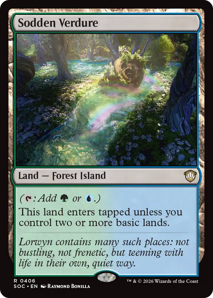 Sodden Verdure [Secrets of Strixhaven Commander] [Foil]