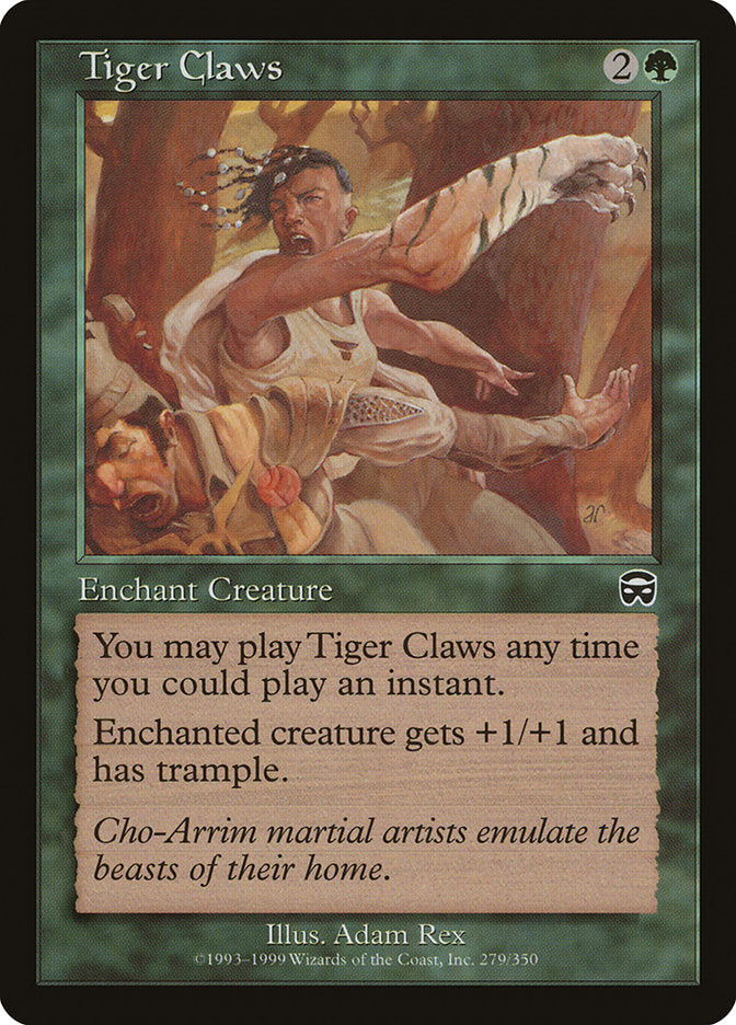 Tiger Claws [Mercadian Masques] [Foil]