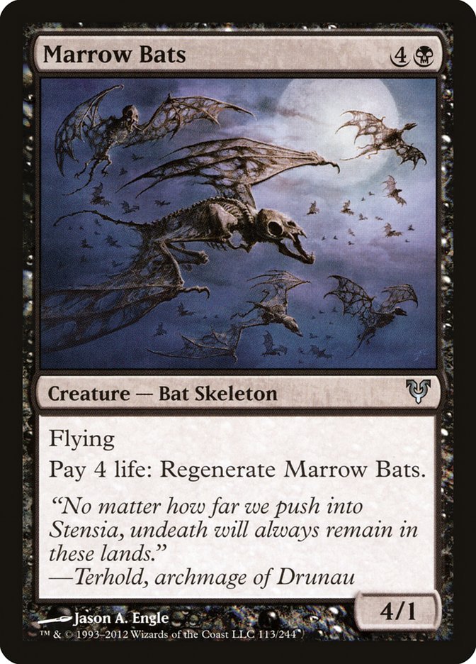 Marrow Bats [Avacyn Restored] [Foil]