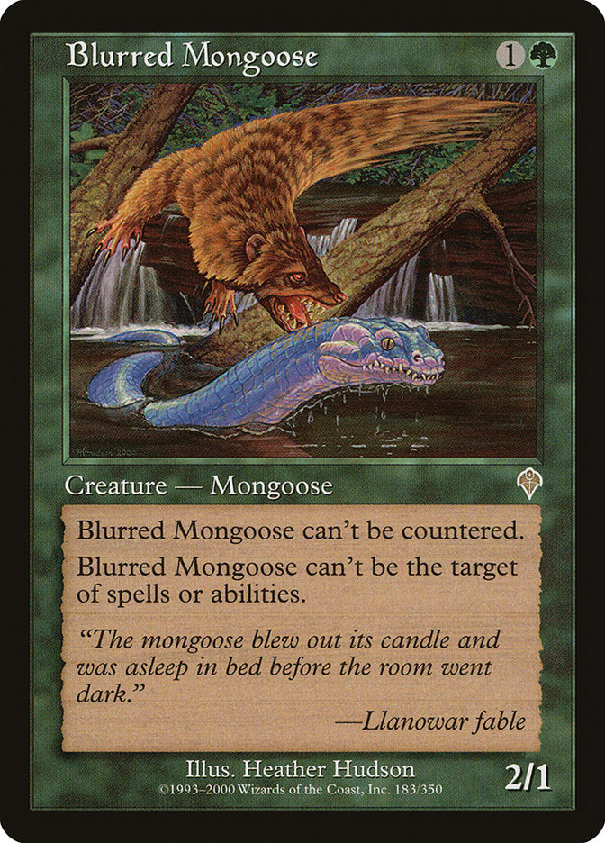 Blurred Mongoose [Invasion] [Foil]
