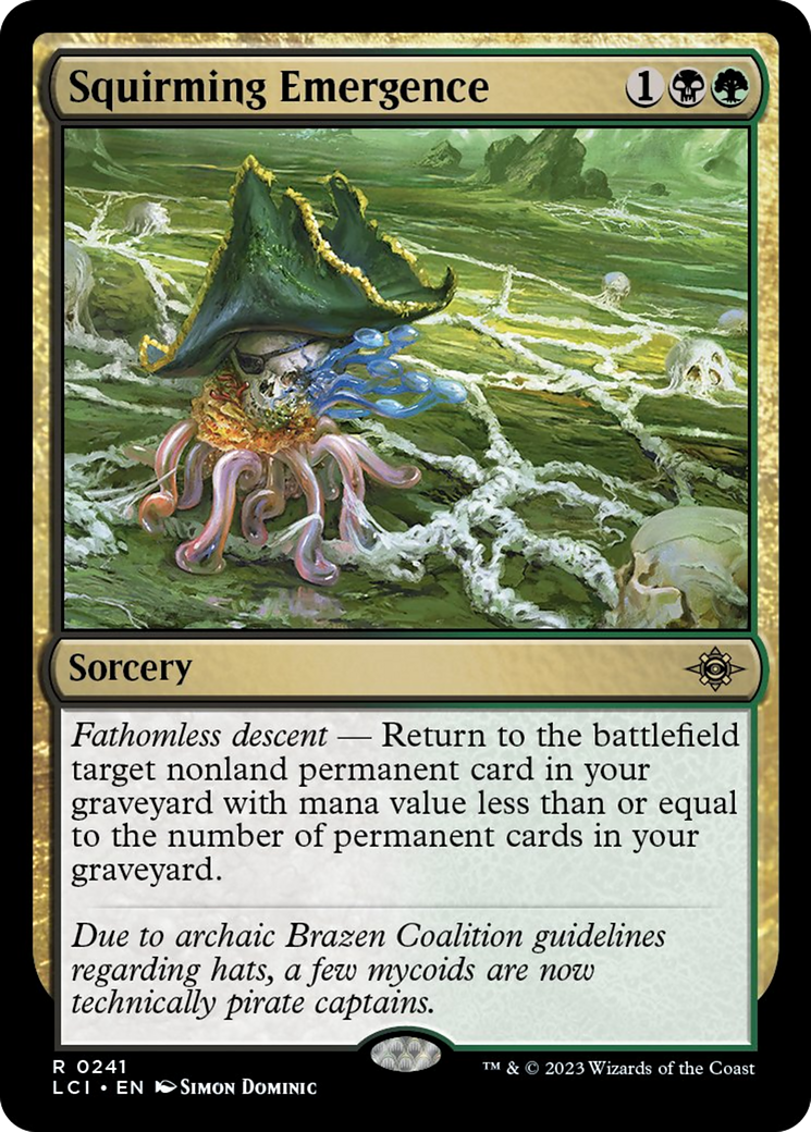 Squirming Emergence [The Lost Caverns of Ixalan] [Foil]