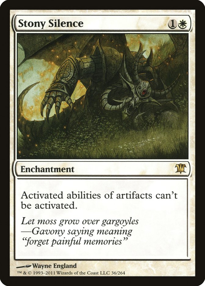 Stony Silence [Innistrad] [Foil]