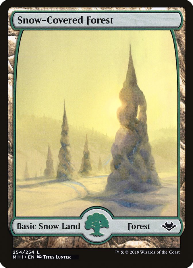 Snow-Covered Forest [Modern Horizons] [Foil]