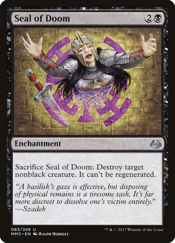 Seal of Doom [Modern Masters 2017] [Foil]