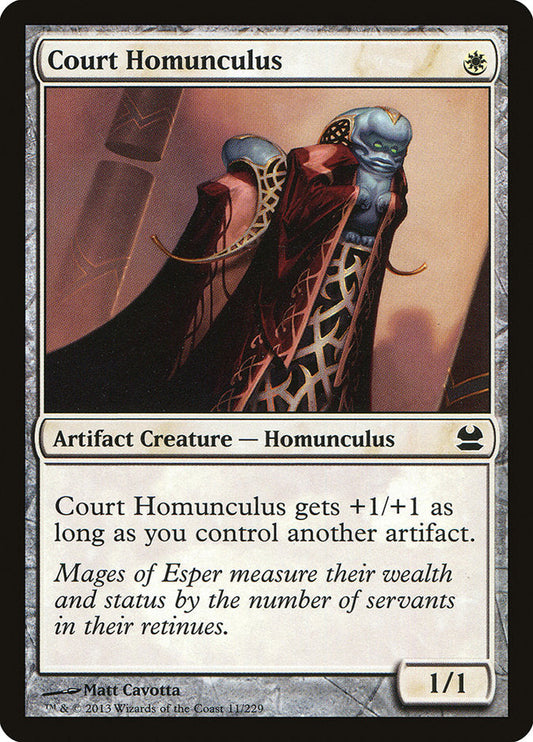 Court Homunculus [Modern Masters] [Foil]