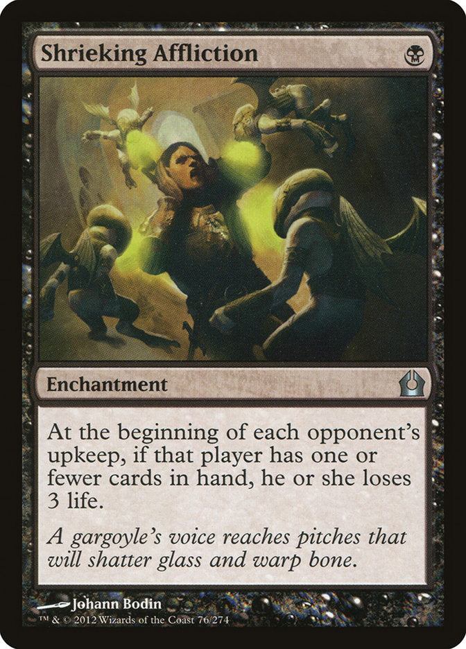 Shrieking Affliction [Return to Ravnica] [Foil]