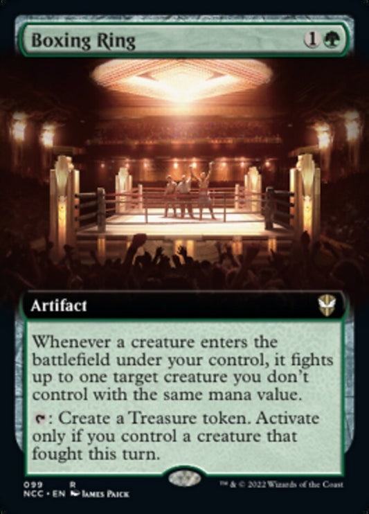 Boxing Ring (Extended Art) [Streets of New Capenna Commander] [Foil]