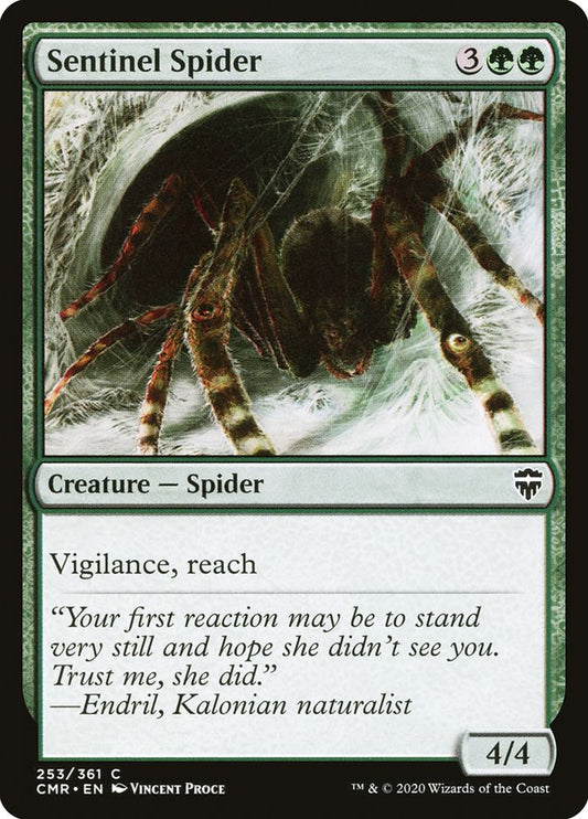 Sentinel Spider [Commander Legends] [Foil]