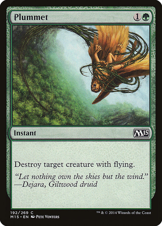 Plummet [Core Set 2015] [Foil]