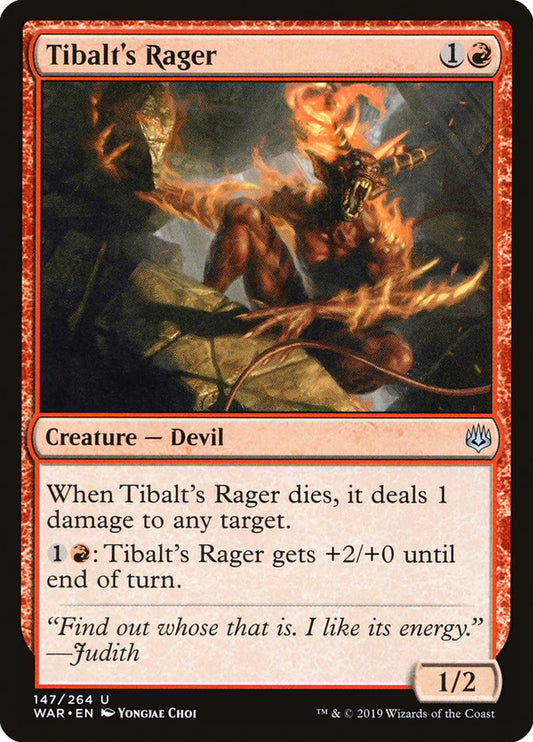 Tibalt's Rager [War of the Spark] [Foil]