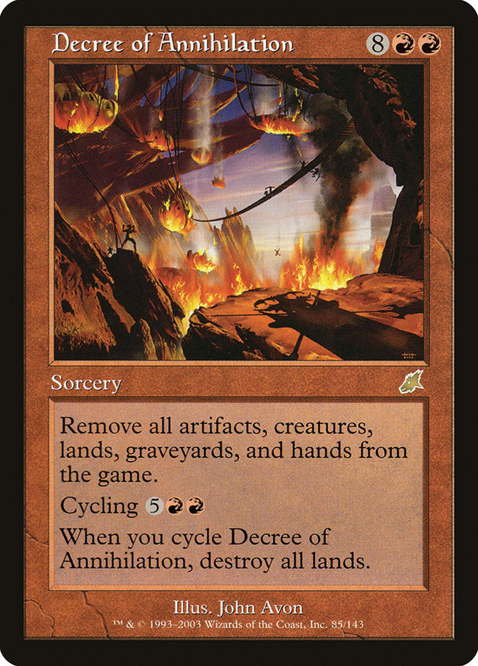Decree of Annihilation [Scourge] [Foil]