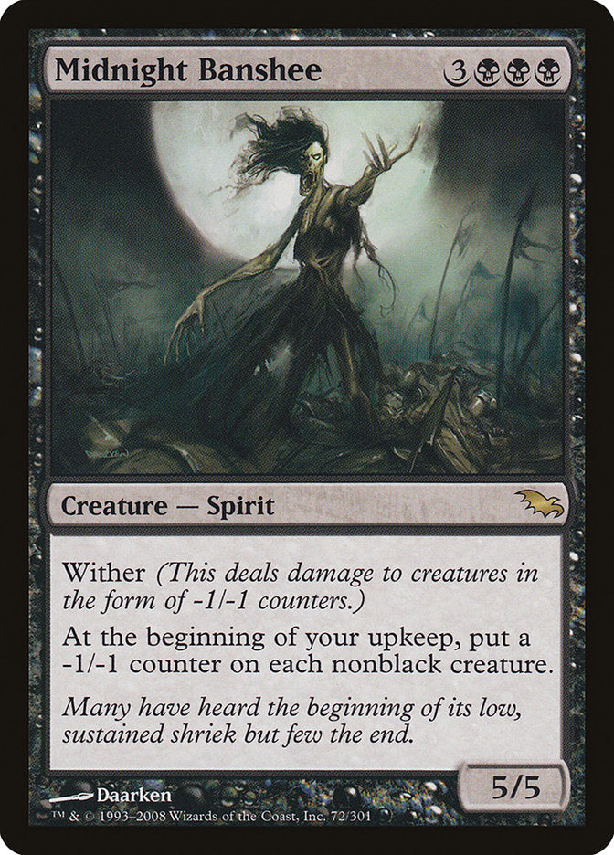 Midnight Banshee [Shadowmoor] [Foil]