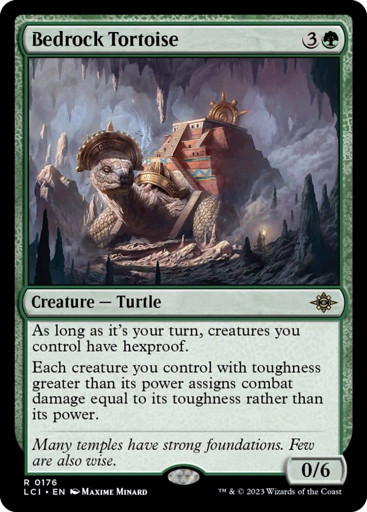 Bedrock Tortoise [The Lost Caverns of Ixalan] [Foil]