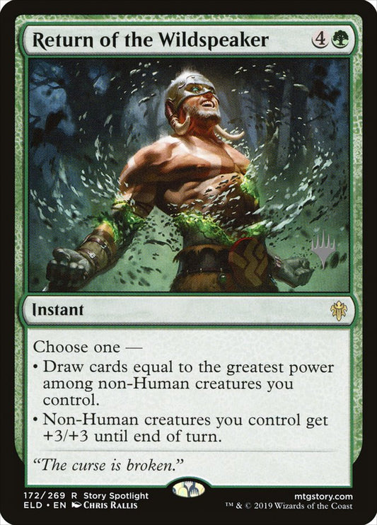 Return of the Wildspeaker (Promo Pack) [Throne of Eldraine Promos] [Foil]