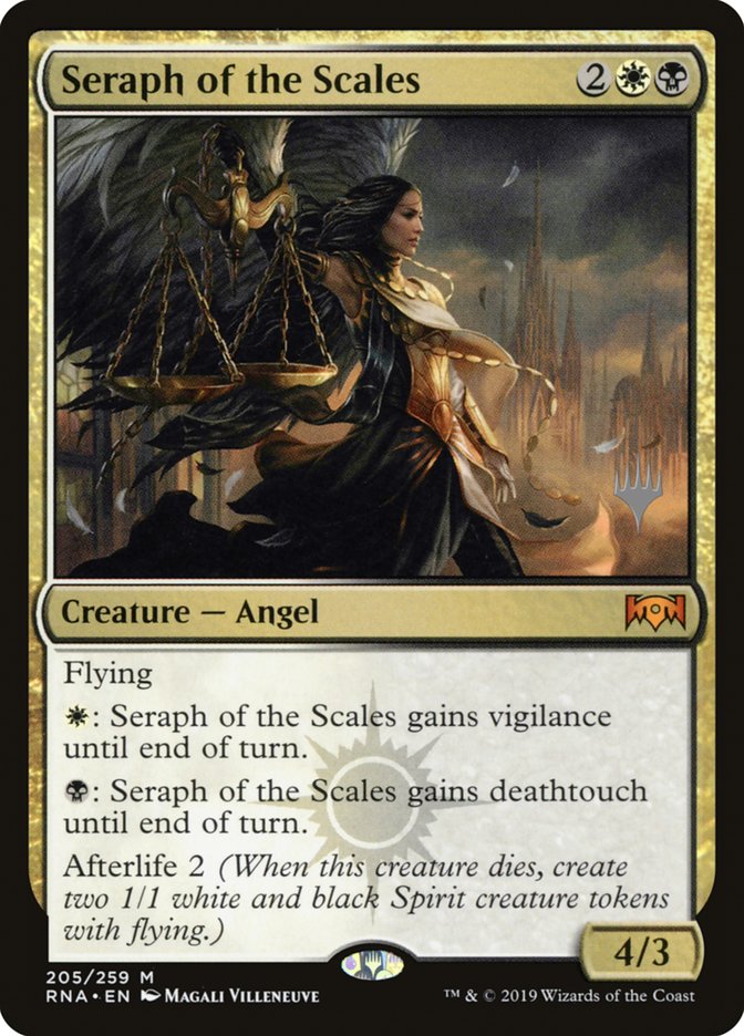 Seraph of the Scales (Promo Pack) [Ravnica Allegiance Promos] [Foil]