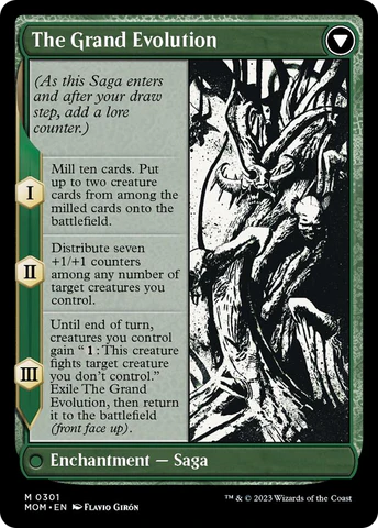 Vorinclex // The Grand Evolution (Showcase Planar Booster Fun) [March of the Machine] [Foil]