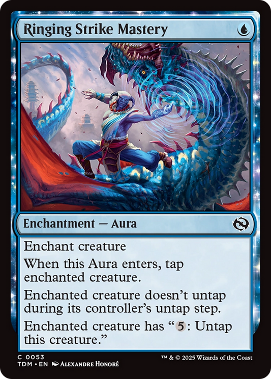 Ringing Strike Mastery [Tarkir: Dragonstorm] [Foil]