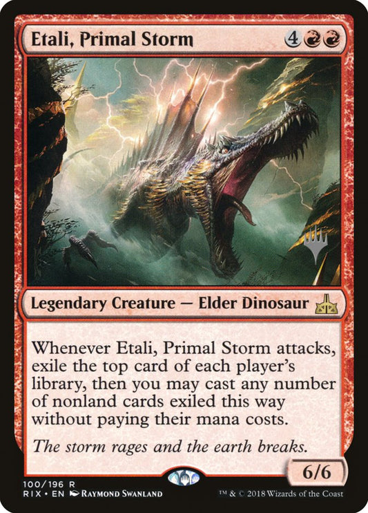 Etali, Primal Storm (Promo Pack) [Rivals of Ixalan Promos] [Foil]