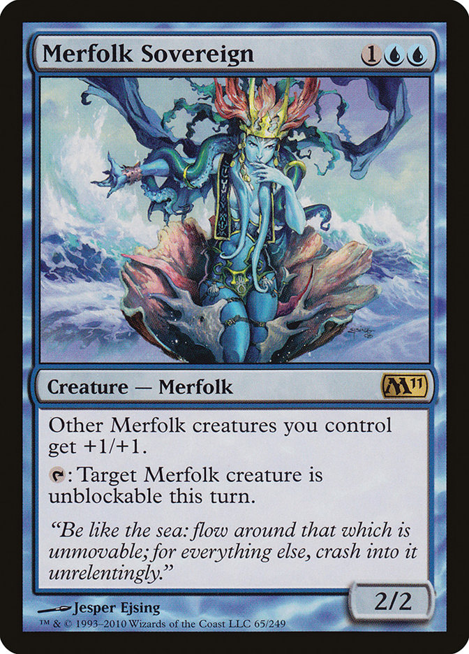 Merfolk Sovereign [Core Set 2011] [Foil]