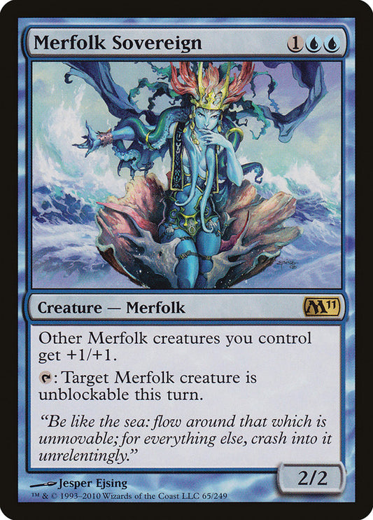Merfolk Sovereign [Core Set 2011] [Foil]
