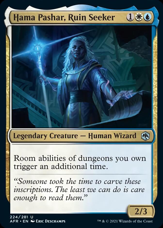 Hama Pashar, Ruin Seeker [Dungeons & Dragons: Adventures in the Forgotten Realms] [Foil]