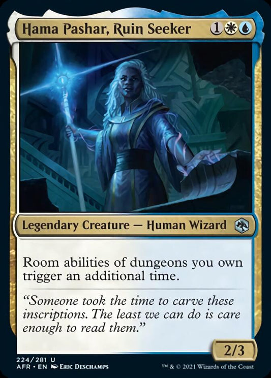 Hama Pashar, Ruin Seeker [Dungeons & Dragons: Adventures in the Forgotten Realms] [Foil]