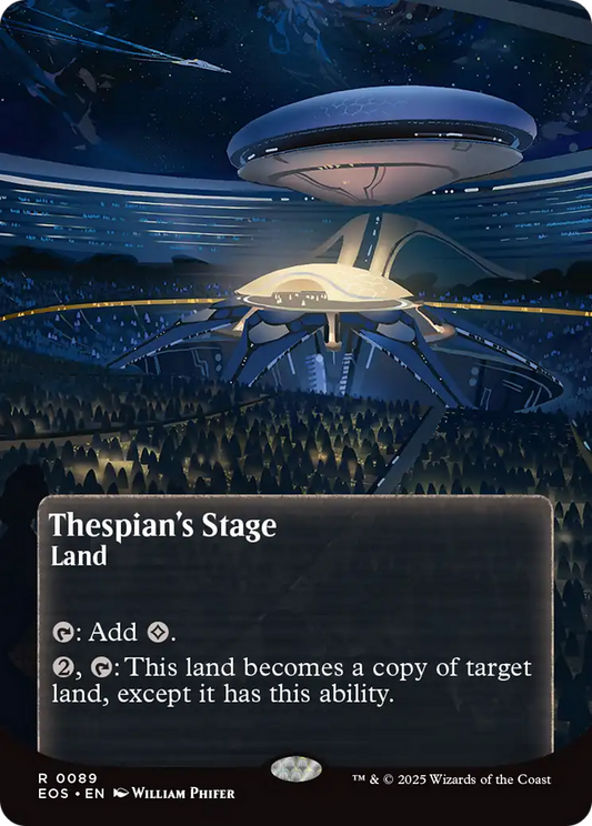 Thespian's Stage (0089) (Borderless) [Edge of Eternities: Stellar Sights] [Foil]